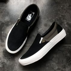 Vans Slip On Pro Skate Shoes - A Timeless Colorway From Vans - Vans Original Waffle Rubber Outsoles - Ultracush Hd Sockliners For Impact Cushioning Read More.. Black Leather Skate Shoes With Contrasting Heel Counter, Black Leather Skate Shoes With Contrasting Heel, Black Suede Skate Shoes With Rubber Sole, Vans Black Sneakers With Gum Sole, Vans Black Sneakers With Cushioned Footbed, Black Vans Sneakers With Gum Sole, Black Vans Sneakers With Cushioned Footbed, Black Slip-on Skate Shoes For Streetwear, Black Slip-on Urban Sneakers