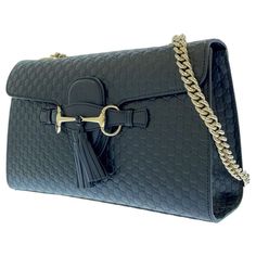 Gucci Gucci Chain Shoulder Bag Emily Gg Micro Gucci Shima Bag Black Size: W30cmh18cmd8.5cm Chain Length/57cm Gucci Chain, Bags Gucci, Gucci Gucci, Gucci Bags, Chain Shoulder Bag, Chain Lengths, Chain Length, Black Color, Bag Lady