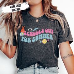 Teacher Schools Out For Summer Shirt, Summer Break Tshirt, Bruh We Out Shirt, Class Dismissed Tee, In My Summer Era Tshirt, Teacher Off Duty by shopLSVdesigns on Etsy Summer Era, Schools Out For Summer, Teacher Off Duty, Class Dismissed, School's Out For Summer, Summer Break, My Summer, Cozy Fits, Teacher Shirts