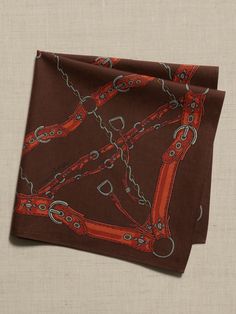 Set course for adventure in sumptuous softness with this signature bandana scarf, crafted in beautiful, breathable, 100% cotton.  Length: 20" (51cm) Width: 20" (51cm) Brown Cotton Bandana With Bandana Print, Bandana Outfit, Hair Bandana, Vintage Bandana, Cotton Bandanas, Bandana Hairstyles, Bandana Scarf, Copper Hair, Hair Stuff