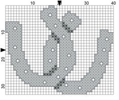 a cross stitch pattern with the letter s on it