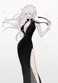 Gojo Female Version Fanart, Female Gojo Satoru Fanart, Fem Gojo Satoru, Fem Satosugu, Jjk Crossover, By Any Means Necessary, Anime Dress, Gojo Satoru