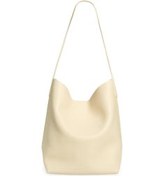 Mansur Gavriel Everyday Cabas Leather Hobo Bag | Nordstrom Mansur Gavriel, Leather Hobo Bag, Leather Hobo, Tumbling, Hobo Bag, Italian Leather, Pebbled Leather, Nordstrom, Lifestyle