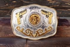 Enamel hand engraved nickel silver belt buckle measures 4 x 5 Huarache Sandals, Silver Belt Buckle, Western Belt Buckles, Silver Belt, Western Belt, Silver Belts, Western Belts, Cowboy Western, Nickel Silver