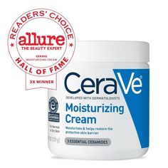 [ HYALURONIC ACID MOISTURIZER ] With hyaluronic acid, ceramides and MVE technology for 24 hour hydration. Rich, velvety texture that leaves skin feeling smooth, it is absorbed quickly for softened skin without greasy, sticky, feel. [ MOISTURIZER FOR DRY SKIN ] A deficiency of ceramides in skin can often be associated with dry skin, which can feel itchy and look flaky. CeraVe Moisturizing Cream is formulated with three essential ceramides & hyaluronic acid. [ GENTLE DAILY MOISTURIZER ] For face and body or can be used as a hand cream for dry skin relief. Holds National Eczema Association (NEA) Seal of Acceptance. Fragrance free, paraben free, allergy-tested, and non-comedogenic. [ 3 ESSENTIAL CERAMIDES ] Ceramides are found naturally in the skin and make up 50% of the lipids in the skin bar Cerave Moisturizer, Hyaluronic Acid Moisturizer, Face Moisturizer For Dry Skin, Cerave Moisturizing Cream, Cream For Dry Skin, Hydrating Moisturizer, Cream Body, Moisturizer For Dry Skin, Moisturizing Cream