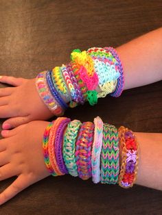 Buyer will receive a handmade Rainbow Loom band bracelet.  Handmade by Camila, 9 years old.  Colors and styles vary.  All bracelets fit most kids and adults.   Please be aware bracelets may be different than what is seen in picture but will be similar styles.  Please see separate listing for a two pack. Thank you for supporting my small business! Loom Band Tutorials, Rainbow Loom Aesthetic, Fun Multicolor Hypoallergenic Friendship Bracelets, Multicolor Hypoallergenic Fun Friendship Bracelets, Multicolor Friendship Wristband, Handmade Colorful Friendship Bracelets For Birthdays, Fun Handmade Adjustable Wristband, Fun Adjustable Handmade Wristband, Handmade Adjustable Fun Wristband