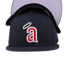 Once again, our obsession with merging old with new results in another fabulous throwback. This Angels logo from 1971 presents just the smallest change. Having the halo from Ombre Gold to Metallic Silver brings it to the modern age. To contrast with the Scarlet embroidery on the logo, Navy crown/visor/button provides the perfect match to go with this updated front. Hat Material: 100% PolyesterCrown: NavyVisor: NavyButton: NavyUndervisor: GreyFront Logo: Scarlet/White/Metallic SilverNew Era Flag: Radiant Red, Angels Logo, New Era Hats, Grunt Style, San Diego Chargers, Red Embroidery, Red Fits, Los Angeles Angels, New Era Cap