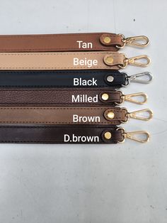 Replacement leather bag handles.  Genuine leather handmade shoulder bag straps. Made from full-grain cow leather, finished, and sealed at the edges, that replacement handle for bags, is superior, for classy elegant shoulder bags. Professional worked leather handle straps with filler inside for support, ensuring perfect stability. The filler will keep the leather firm and compact, non-elastic.  Top-quality leather straps are unique products offered exclusively for our clients. For repair bag work Top Handle Bags, Handbag Straps, Bag Handle, Bag Straps, Leather Handle, Cow Leather, Leather Handmade, Purses And Handbags, Shoulder Straps