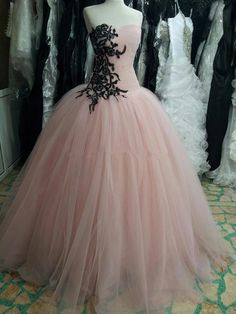 Pink Ball Gown Wedding Dress For Banquets, Pink Gown For Wedding And Prom Season, Pink Ball Gown Quinceanera Dress With Sweep Train, Pink Quinceanera Dress With Sweep Train For Prom, Pink Quinceanera Dress With Sweep Train For Debutante Ball, Pink Ball Gown Evening Dress For Wedding, Pink Wedding Dress With Sweetheart Neckline For Banquet, Fitted Pink Quinceanera Dress For Party, Pink Quinceanera Dress With Sweep Train