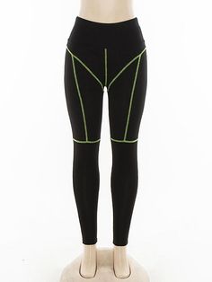 Sku CY-!29694 Material Polyester Style Leggings Feature Breathable Occasion Sports Seasons Spring , Summer , Autumn Type Yoga Bottoms Color FLUORESCENT GREEN,BLACK Size S,M,L Size chart: Please consult the size chart we provide for this item's measurements to help you decide which size to buy. Please note: There may be 1-3cm differ due to manual measurement. CMINCH Waist Hips Length S 64-70 76-88 91 M 68-74 80-92 93 L 72-78 84-96 95 Green High-stretch Activewear For Training, Green Elastane Yoga Pants For Sports, Green Yoga Pants For Sports, Green Sports Yoga Pants, Green Elastane Activewear For Sports, High Stretch Green Moisture-wicking Pants, Green Moisture-wicking Yoga Pants For Training, Green Stretch Functional Yoga Pants, Green Stretch Yoga Pants