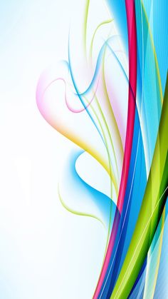 an abstract colorful background with lines and curves