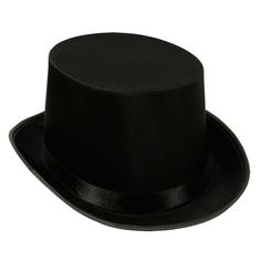 Beistle Top hat in black color is perfect for general occasion party and comes in a size that fits all, sold as 2 per pack. Beistle Top hat in black color features sleek satin fabric covering that is accented with a ribbon at the base for an elegant look. Hat can be used as the finishing touch to your attire and comes in a size that fits all, sold as 2 per pack. Black. High quality hats - novelty for festive occasions. Theme: General occasion. Material: Fabric. One size fits most. Height 5", Sid Top Hat Costume, Black Top Hat, Satin Noir, Black Costume, Velour Tops, Everyday Gifts, Quality Hats, Black Felt, Beautiful Hats