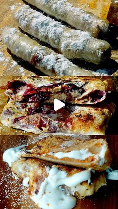 Harrison Tran on Instagram: "Top 3 Rice Paper Recipes for Thanksgiving 🦃

1. 3 Ingredient Pop Tart
2. Sweet Potato Casserole Pop Tart
3. 2 Ingredient Kit Kat
**********
🍫 3 Ingredient Rice Paper Pop Tart Recipe 👨🏻‍🍳

🥣 Ingredients
- 2 sheets rice paper
- 1/2 cup blueberries
- 1/2 cup honey grahams
- optional: choice sweetener
 
🧾 Instructions
1. Mash teddy grahams, leaving some chunks.
2. Wet and lay rice paper.
3. Lay half of teddy grahams in a flat layer.
4. Lay blueberries and mash partially like above.
5. Add sweetener if desired.
6. Lay remaining teddy grahams.
7. Fold 4 edges over filling to form a crown.
8. Wet and lay second rice paper.
9. Once the rice papers stick, flip, fold, and seal.
10. Shallow fry each side at 425° F until golden.
11. Add additional sweetener if desir