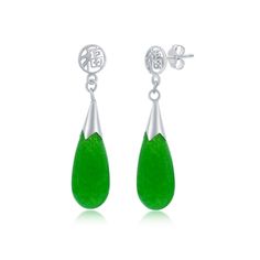 in stock Teardrop Jade Earrings For Formal Occasions, Green Drop Earrings, Pierced, Green Pierced Drop Earrings, Teardrop Jade Earrings, Green Teardrop Dangle Earrings, Green Pierced Teardrop Dangle Earrings, Stylish Earring, Online Earrings, Jade