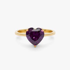 Amethyst is a gemstone with purple and reddish purple tones that are symbolic of calming, purifying, and peaceful energies. Gemstone commonly associated with royalty thanks to its purple coloring, amethysts have been used to symbolize deep love, happiness, humility, sincerity, and wealth for centuries. FEATURES ✪ 14K Solid Gold: 14 Yellow Gold, 14K Rose Gold, 14K White Gold ✪ 8K Solid Gold: 8K Yellow Gold, 8K Rose Gold, 8K White Gold ✪ Material: High Quality Solid Sterling Silver 925 ✪ Stone: Hi Heart Shaped Amethyst, Amethyst Engagement Ring, 14k Gold Plated Jewelry, Reddish Purple, Amethyst Ring Engagement, Amethyst And Diamond Ring, Purple Tones, Ring Heart, February Birthstone