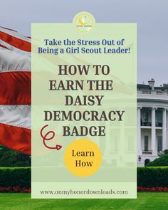 Democracy Badge Girl Scouts, Democracy For Daisies Badge, Daisy Democracy Badge Ideas, Daisy Badge Activities, Girl Scout Democracy Badge Ideas, Daisy Girl Scouts Badges, Daisy Scout Activities, Girl Scout Daisy Badges, Daisy Badges Activities