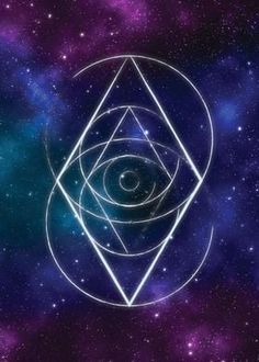 an image of a space with stars and a third eye in the center is shown