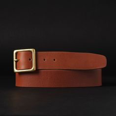 Crafted by hand in our Toronto studio, the Sophie belt is made from full-grain leather and features a square gold buckle. It can be styled as a waist belt with a dress or worn as a regular belt with high-rise jeans. A versatile piece you'll love and wear forever.One solid piece of full grain leather. No bonded belts, period. This results in a belt that minimizes stretch and will never break or crack at the holes. Crafted to last a lifetime.Department stores carry similar looking belts, but they Elegant Business Belts With Brass Buckle, Gold Leather Belt With Rectangular Buckle, Gold Belt With Brass Buckle For Work, Luxury Brown Belt With Brass Buckle, Brown Belt With Brass Buckle For Work, Brown Workwear Belt With Brass Buckle, Elegant Belts With Brass Buckle, Gold Belt With Brass Buckle For Business, Gold Belt With Rectangular Buckle For Business