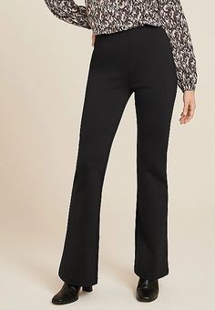 High Rise Pull On Flare Pant | maurices Flare Pant, Flare Pants, High Rise, Pants, Trousers