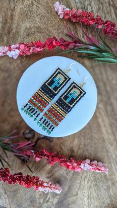 Earrings In Gold, Earring Patterns, Bead Patterns, Seed Bead Earrings, Phoenix Az, Bead Earrings, Seed Bead, Boho Bohemian, Beading Patterns