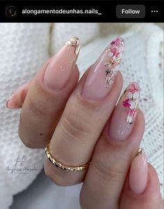 Elegant Bridal Nails, Bridal Nails Designs, Unghie Sfumate, Nails Yellow, Happy Nails, Pretty Nail Art Designs, Nail Art Designs Videos, Pretty Nail Art