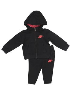 A to Z Shop Our eBay Store About Us Contact Us Add to Favorite Sellers Nike Infant's 2-Piece NSW Club Fleece Black Hoodie & Pants Set Sz: 12 Months Nike Infant's 2-Piece NSW Club Fleece Hoodie & Pants Set Product Description: Model: 16C406 1 Hooded Sweatshirt; 1 Pair Of Pants Hoodie Features Full Zipper Closure Front; Long Sleeves; & 2 Slide Pockets At Sides Pants Feature 2 Slide Pockets At Sides Swoosh Logo At Left Chest Swoosh Logo At Left Leg Made Of: 60% Cotton; 40% Polyester Made In: Indonesia Brand Description: It started with a handshake between two visionary Oregonians - Bowerman & his University of Oregon runner Phil Knight. They & the people they hired evolved & grew the company that became Nike from a U.S. based footwear distributor to a global marketer of athletic footwear, app Phil Knight, Hoodie Pants, University Of Oregon, New Baby Boys, Swoosh Logo, Boy Clothes, Party City, Baby & Toddler Clothing, Pair Of Pants