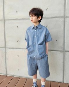 Boys Ootd, Asian Kids, Loose Fit Shirts, Boys Set, Vacation Style, Boys Casual, Shorts Set, Maternity Bag, New Kids