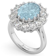 Style Number - AZ16272
This prestigous diamond accented aquamarine ring is inspired by the engagement ring worn by Princess Diana and Princess Kate Middleton. This unique and luxurious ring makes a statement with its 12x10mm genuine and natural oval shaped blue aquamarine that is complemented by 14 brilliant-cut round near-colorless diamonds of G-H Color, SI Clarity in an oval halo fashion. The blue colored gemstone and clear diamond stones rest on a remarkably stunning platinum band.This Lady D Princess Kate Middleton, Morganite Diamond, Modern Engagement Rings, Colorless Diamond, Pink Morganite, Morganite Ring, Sapphire Diamond Ring, White Gold Band, Lady Diana