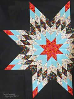 the star is made up of many different colors