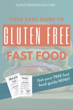 Gluten Free Fast Food Options, Gluten Free Tips, Gluten Free Fast Food, Gluten Free Food List, Food Gluten Free, Gluten Free Pantry, Gluten Free Info, Eating Gluten Free, Gluten Free Guide