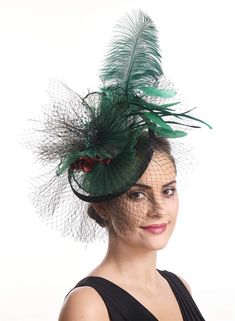 PRICES MAY VARY. Material:Mesh, Organza, Feathers,Comes with a Headband and a Crocodile Clip.100% Handmade Women's Fasciantor. It's Round Base and Slip-on Headband will Allow you to Look Flawless and Enjoy any Event with Ease! It is Lightweight Comfortable also Easy to Wear.Wear this fancy hat to the Kentucky Derby race and dazzle everybody's eyes. Beautiful Lightweight Handmade cocktail Fascinator Hat with Veil and Feathers Which Clips to Secure it to The Hair easily.It Can Be for Any Season. T Elegant Mini Hat Headband For Costume Party, Elegant Mini Hat With Headband For Costume Party, Adjustable Headpiece For Kentucky Derby Costume Party, Adjustable Fascinator Hat For Costume Party, Feathered Headband Hat For Races, Adjustable Fascinator For Spring Costume Party, Spring Costume Party Adjustable Fascinator, Spring Feathered Headband Hat, Spring Costume Party Hat Headband