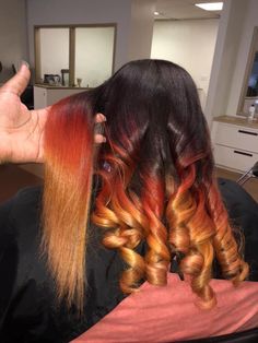 Diva Hairstyles, Reverse Ombre, Birthday Hair, Beautiful Hair Color, Curl Styles, Pretty Hair Color, Hair Done, Silk Press