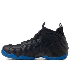 Knicks Basketball, Air Foamposite Pro, Nike Foamposite, Retro Basketball Shoes, Foam Posites, Swoosh Logo, Blue Accents, Basketball Shoes, Air Jordan Sneaker