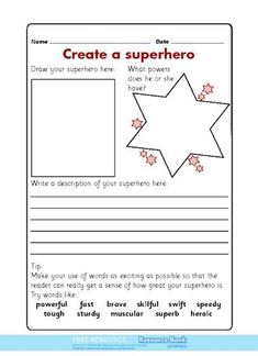 an activity sheet for students to learn how to write and draw the stars on paper