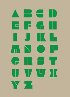 an alphabet with green letters and numbers on the front, in two different colors that appear to