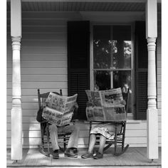 1950s-1960s Couple Man Woman Sitting On Porch In Rocking Chairs Holding Newspapers Up Hiding Their Faces Print By Image 1 Front Porch Rocking Chairs, Rocking Chair Porch, Porch Sitting, New York Canvas, Professional Appearance, Woman Sitting, Rocking Chairs, Fine Arts Posters, Color Of Life