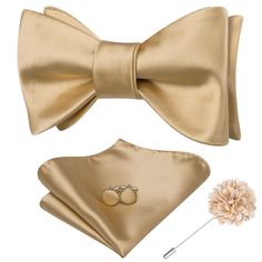 PRICES MAY VARY. Package Contains: Self Tie Bow Tie + Lapel Pin + Pocket Square + Cufflinks Bow Tie Size: 4.5*2.7 inches (11.4*6.8cm) / Pocket Square Size: 9*9inches (23*23cm) Material: Men's bow tie with 1400 needle jacquard weaving technology. Made of high-quality silk fabric, it is skin friendly, soft and comfortable. High quality lining fabric makes silk neckties wrinkle free and easy to tie. Bowtie Styles: Checks bowtie / Plaid bowtie /Solid color bowtie /Polka Dots bowtie/Gold bowtie /Black /Pink/Navy Blue/Red/Purple ect are all can be your choices, which is the must-have accessory for any successful men. Occasion: The perfect choice for your big day such as Wedding, Father's Day, Valentine's Day, Thanksgiving Day, Christmas, Anniversary, Birthday, Business, Party, Dating ect. Gold Bowtie, Mens Bowtie, Pocket Square Size, Tie Bow Tie, Successful Men, Cufflink Set, Cufflinks Wedding, Tie Bow, Mens Bow Ties