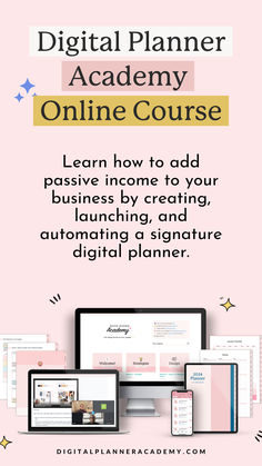 A course on how you can learn how to create and sell your own digital planners online. Digital Planner Business, Visual Identity Design Branding, Affinity Publisher, Freelancer Tips, Freelancing Tips, Learn Design, Passive Income Business, Building A Personal Brand, Business Checklist