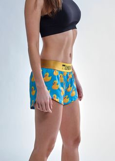 Do you have ChicknLegs? More rubber ducks to add to your collection. These are the perfect shorts for trail running, road racing, and everything in between! The ChicknLegs 1.5" split running shorts are known for their lightweight fabric, ultra soft liners, comfortable waistbands, and funny printed designs. Features: ✔ Soft elastic waistband provides a smooth fit that stays in place ✔ Rear zipper pocket to stash the essentials✔ Black mesh liner offers full coverage and breathability✔ Machine wash Rubber Ducks, Split Legs, Chicken Legs, Rubber Ducky, Road Racing, Rubber Duck, Daughter Love, Fun Prints, Trail Running