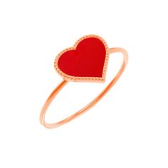 This 14K gold Enamel Heart Ring is available in various colors. This fun take on a classic heart ring can be worn everyday adding a little fun and color to your style.

Sustainable
100% Recycled Gold
Handcrafted in Los Angeles

Pieces are personalized with your selected enamel color, therefore are FinalSale Valentine's Day Yellow Gold Enamel Rings, Gold Heart-shaped Enamel Rings, Gold Enamel Heart Ring For Anniversary, Heart-shaped Enamel Ring For Anniversary, Gold Enamel Rings For Valentine's Day, Valentine's Day Gold Heart Enamel Ring, Elegant Gold Heart-shaped Enamel Ring, Valentine's Day Enamel Heart Ring, Enamel Heart Shaped Promise Ring