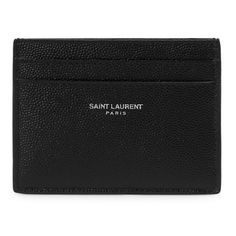 New Saint Laurent Black Grain Leather Card Case Comes With Box, Dust Bag, And Authentication Card. Five Pockets 4’’W X 3’’H Made In Italy Designer Black Bags With Card Slots, Elegant Black Card Holder For Daily Use, Designer Black Card Holder For Everyday Use, Designer Wallets With Card Slots For Everyday Use, Designer Everyday Card Holder With Interior Slots, Luxury Black Card Holder For Everyday Use, Luxury Card Holder With Interior Slots For Everyday Use, Designer Card Holder For Everyday Use, Saint Laurent Bags