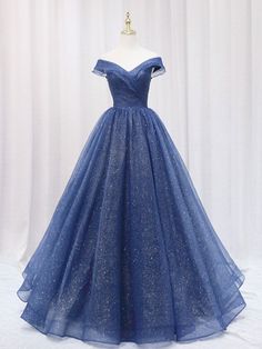 Graduation Dresses Long, Navy Blue Prom Dresses, Long Party Dress, A Line Evening Dress, Junior Prom Dresses, Dresses 2022, Floor Length Prom Dresses, Blue Dress Formal, Graduation Dresses