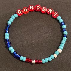 Celebrate Kansas City's newest professional sports team, the KC Current! Casual Blue Jewelry For Game Day, Casual Red Beaded Bracelet For Sports Events, Casual Multicolor Bracelets For Game Day, Chiefs Friendship Bracelet, Kansas City Chiefs Beaded Earrings, Chiefs Bracelet, Kansas City Bracelets, Kc Chiefs Jewelry, Kc Current