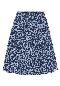 Svala is sewn in a delicious GOTS certified poplin made from 100% organic cotton. The skirt has a wide waistband (approx. 7 cm) with elastic at the back for a great fit. The style is feminine-bohemian with a wide skirt and hidden pockets in the side seam. It can be worn with a t-shirt in summer and a warm knit in winter. Certified GOTS organic by CERES - CERES-0367  Fabric composition - 100% organic cotton Wash at 40 degrees max. We recommend 30 degrees fine wash. Cotton Full Skirt With Pleated Waist, Cotton Skirt With Pleated Waist And Voluminous Fit, Cotton Tiered Skirt With Pleated Waist, Cotton Midi Skirt With Floral Print, Cotton Floral Print Skirt, Floral Print Cotton Skirt, Floral Print Cotton Midi Skirt, Spring Full Cotton Skirt, Spring Cotton Full Skirt