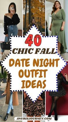 #FallFashionInspo #AutumnVibes #ChicFallStyle #BootSeason #FallEssentials #CasualFallOutfits #PlaidSeason #StreetStyleFall #CozyLayers Cute Outfit Ideas For Date Night, Dinner Date Fall Outfit, Fall Outfit Night Out, Date Night Outfit Over 50 For Women, Date Night Beauty Outfit, Day Date Outfit Fall, Cute Fall Date Night Outfits, Cute Fall Date Outfits, Date Night Outfit Dress Romantic