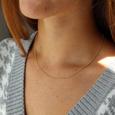 Our Sunny Chain brings all the sparkle to brighten your look. This dainty gold filled chain features little flecks of gold to catch the light and radiate your inner glow. DETAILS14k gold fillAvailable in 16", 18", and 20"Hypoallergenic, waterproof, and nickel free Everyday 14k Gold Charm Necklaces With Gold Chain, Minimalist 14k Gold Charm Necklace With Gold Chain, Everyday 14k Gold Charm Necklace With Gold Chain, Minimalist 14k Gold Charm Necklace, Everyday Yellow Gold Charm Necklaces, Everyday 14k Gold Filled Charm Necklace With Satellite Chain, 14k Gold-filled Box Chain Necklace, Dainty Gold Charm Necklace With Box Chain, Delicate 14k Gold Box Chain Necklace