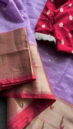 Product Descriptions : Lavender pure kota doria cotton & silk blend embroidered saree with detailed embroidery pallu , border works & mirror embroidery works all over the saree comes with maroon silk embroidery blouse having highlighted works for sleeves View this post on Instagram A post shared by Handcrafted Sarees by Shobana Nithin (@threadslabel_india) Festive Cotton Pre-draped Saree With Zari Weaving, Purple Handloom Chanderi Pre-draped Saree, Bollywood Style Purple Handloom Pre-draped Saree, Purple Unstitched Cotton Silk Saree, Unstitched Purple Cotton Silk Saree, Unstitched Slub Silk Saree With Zari Work, Purple Semi-stitched Cotton Silk Saree, Puja Chanderi Saree With Cutdana, Purple Semi-stitched Cotton Silk Traditional Wear