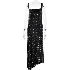 Fashion Dot Print Swinging Neck Backless Midi Dress For Women Chic Slip Side Split Slim Dresses Ladies Sundress [23y 7m 30d] Sleeveless Polka Dot Maxi Dress For Party, Polka Dot Sleeveless Maxi Dress For Party, Sleeveless Polka Dot Dress For Night Out, Polka Dot Sleeveless Dress For Night Out, Polka Dot Maxi Dress For Summer Party, Summer Party Polka Dot Maxi Dress, Chic Polka Dot Maxi Dress For Party, Chic Polka Dot Maxi Dress For Evening, Elegant Polka Dot Dress With Spaghetti Straps