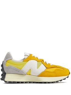 mustard yellow calf suede micro-mesh panels logo patch at the tongue logo-embellished side panels contrasting heel counter front lace-up fastening round toe branded insole ridged rubber sole New Balance Textured Sole Lace-up Sneakers, Yellow High-top Sneakers With Rubber Waffle Outsoles, New Balance Lace-up Running Shoes With Translucent Outsole, Spring Chunky Sneakers With Rubber Waffle Outsoles, New Balance Platform Sneakers With Textured Sole, New Balance Sporty Platform Sneakers With Textured Sole, New Balance Platform Sneakers With Textured Sole For Streetwear, Casual New Balance Platform Sneakers With Textured Sole, Sporty New Balance Platform Sneakers With Textured Sole