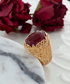 Ruby Corundum Gold Plated Silver Cocktail Ring, 925 Sterling Artisan Made Floral Filigree Boho Statement Ring, Purple Gemstone Ring Handmade rings jewelry, victorian ring Material: 925 Sterling Silver with Gold Plated( NICKEL FREE ) Gemstone: Amethyst 12x16 mm. FREE, FAST AND TRACKABLE SHIPPING FOR ALL EU COUNTRIES AND USA. -That ring is so stunning and dainty. Perfect for everyday wear. There is a gorgeous small Flower on the band of the ring and Amethyst Gemstone that dainty. This blue stone ring is made from our finest silver so they are durable for your everyday wear. COMES WİTH VELVET POUCH AND LUXURY GİFT BOX. Makes a great gift: Beautiful jewelry to give for every occasion. The perfect present  for mom , sister, daughter , granddaughter , grandmother , wife , girlfriend , best frien Fine Jewelry Carved Ring, Carved Ring Fine Jewelry, Traditional Jewelry With Gemstone Accents For Anniversary, Traditional Jewelry For Anniversary With Gemstone Accents, Traditional Oval Ruby Ring, Traditional Anniversary Jewelry With Gemstone Accents, Spiritual Oval Ring With Intricate Design, Traditional Oval Ruby Ring For Anniversary, Spiritual Oval Rings With Intricate Design